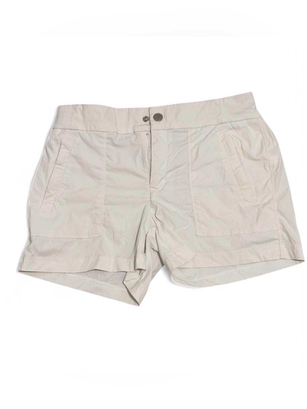 ATHLETA Trekkie Shorts 4” White Women's Outdoor Trail Hiking Athletic Size 4